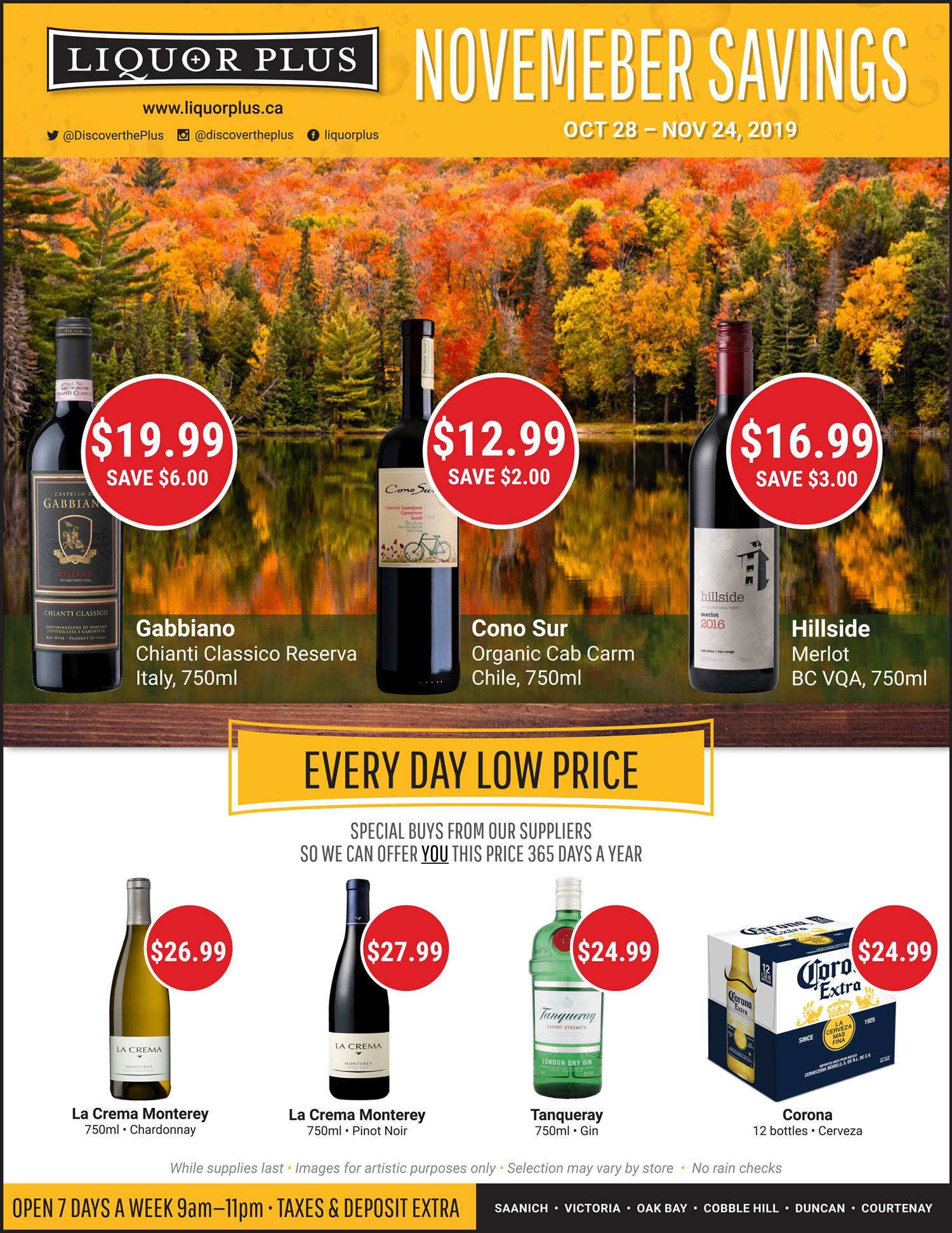 Get Awesome Deals on Cold Beer & Wine in the Liquor Plus Flyer