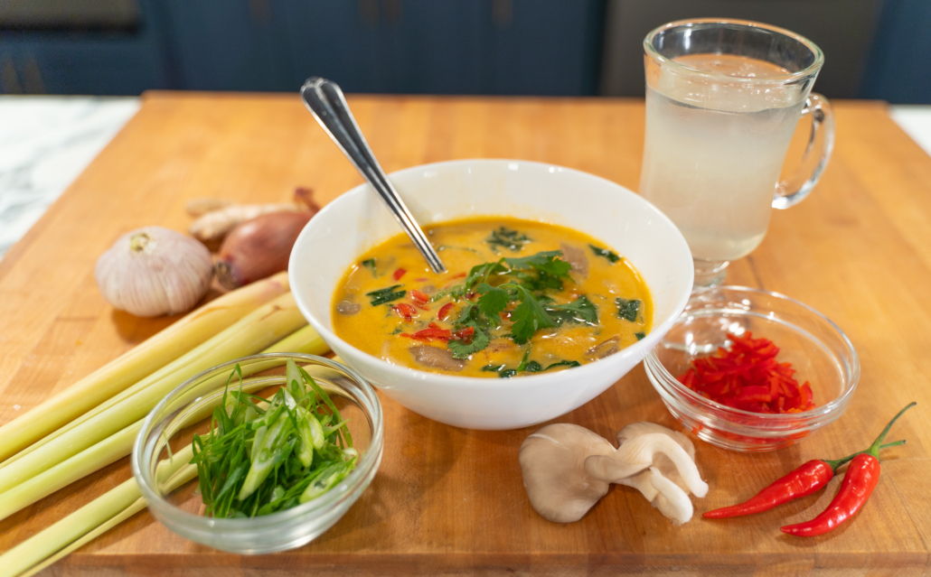 lemongrass coconut soup