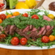 Tri Tip steak with tomatoes