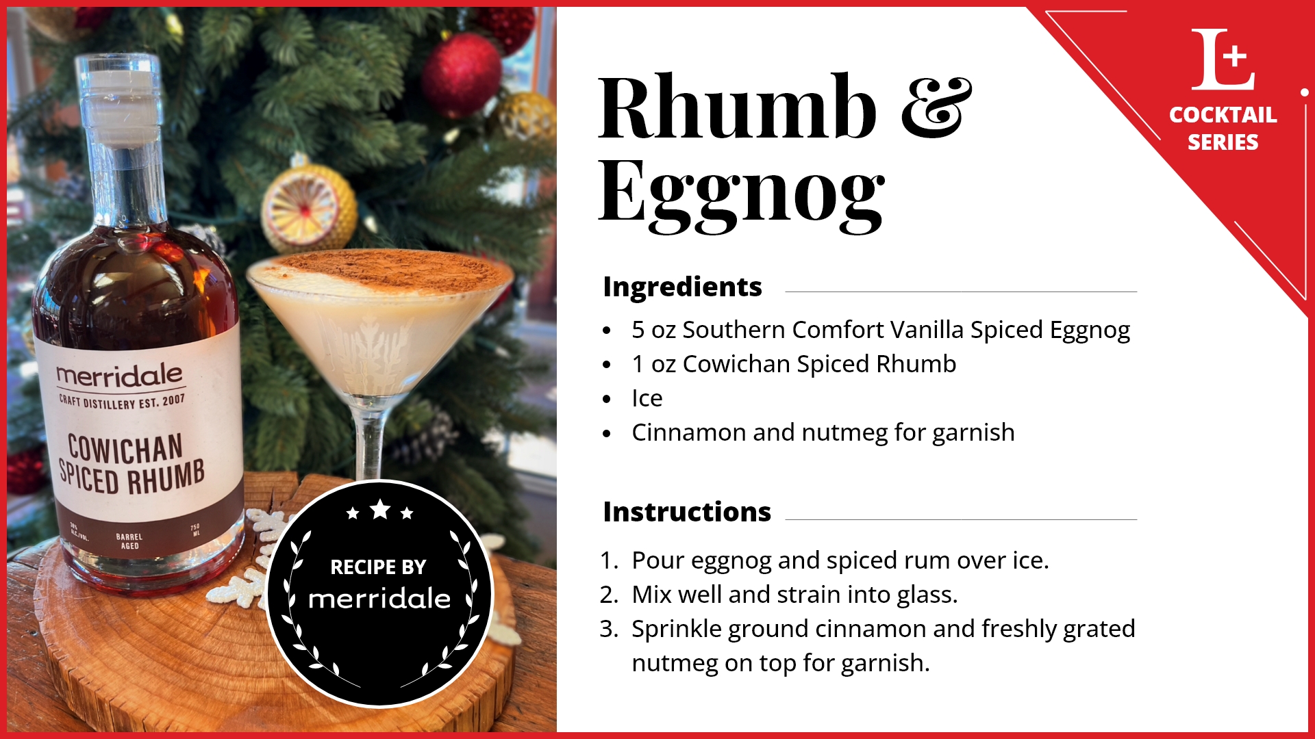 Rhumb and Eggnog ingredients and instructions
