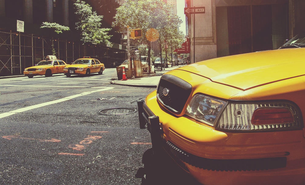 yellow taxi cab