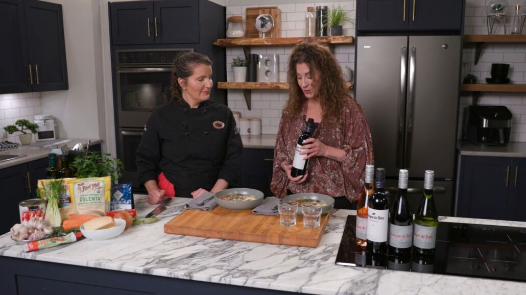 Chef Heidi with Sheryl Tilley on Episode 9 of Cookin' on the Coast