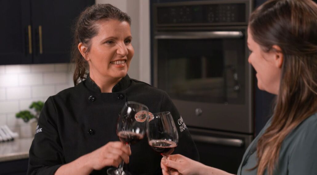 Chef Heidi with Shanyn Ward on Episode 11 of Cookin' on the Coast