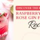 Raspberry Rose Gin Fizz Cocktail Recipe