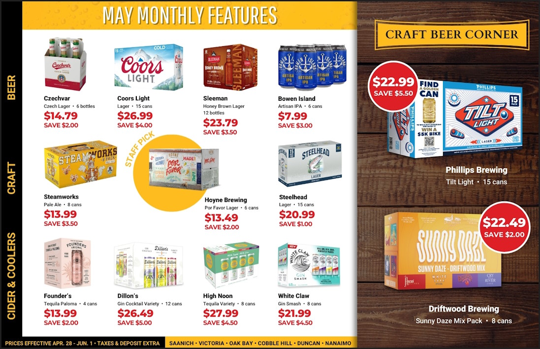 Monthly Flyer Horizontal BeerCooler