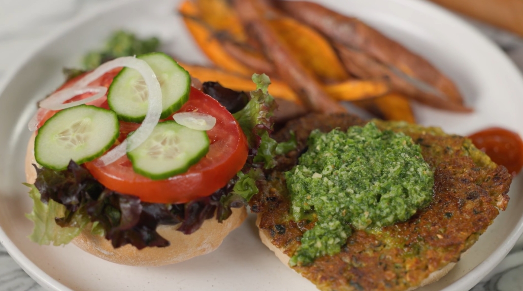 Chef Heidi’s Pakora Smash Burgers