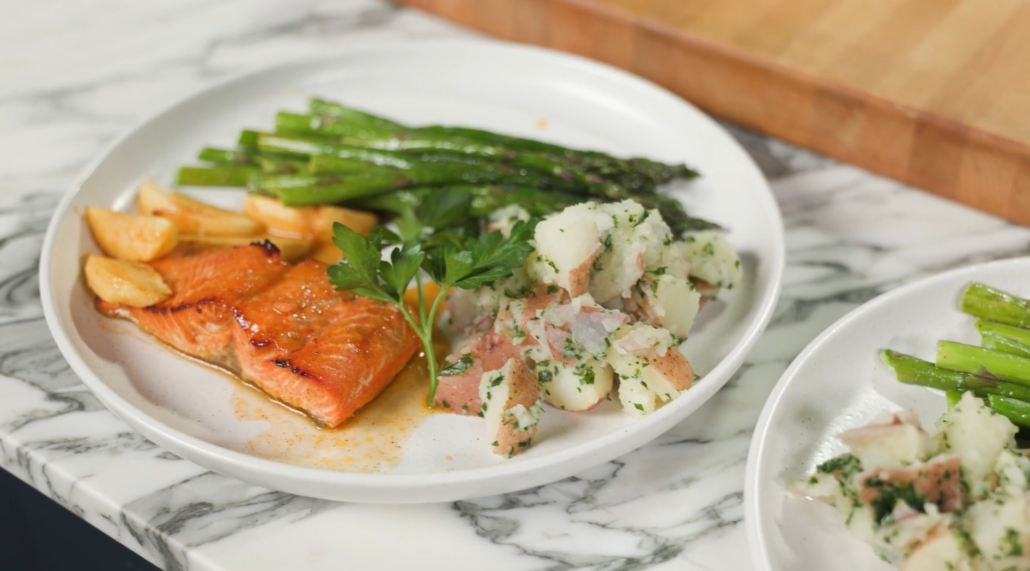 Chef Heidi’s Maple Glazed Wild Salmon