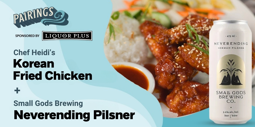Small Gods Neverending Pilsner w/ Korean Fried Chicken - Cookin' on the Coast S13E8 Small Gods Neverending Pilsner w/ Korean Fried Chicken - Cookin' on the Coast S13E8