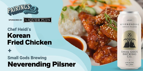 Small Gods Neverending Pilsner w/ Korean Fried Chicken - Cookin' on the Coast S13E8