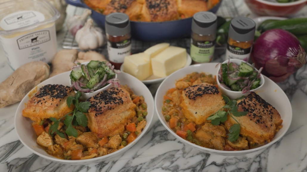 Chef Heidi's Butter Chicken Pot Pie