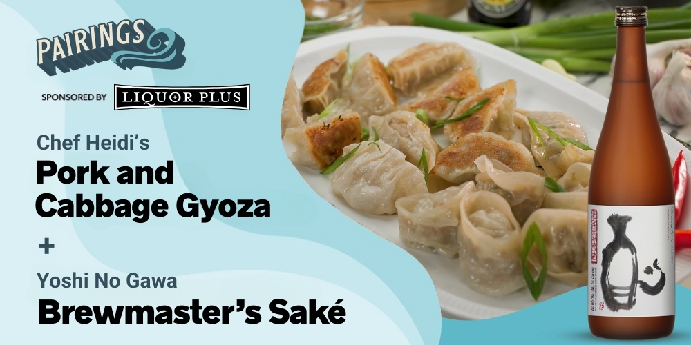 Yoshi No Gawa Brewmaster’s Choice Saké with Pork and Cabbage Gyoza Cookin' on the Coast S13E12