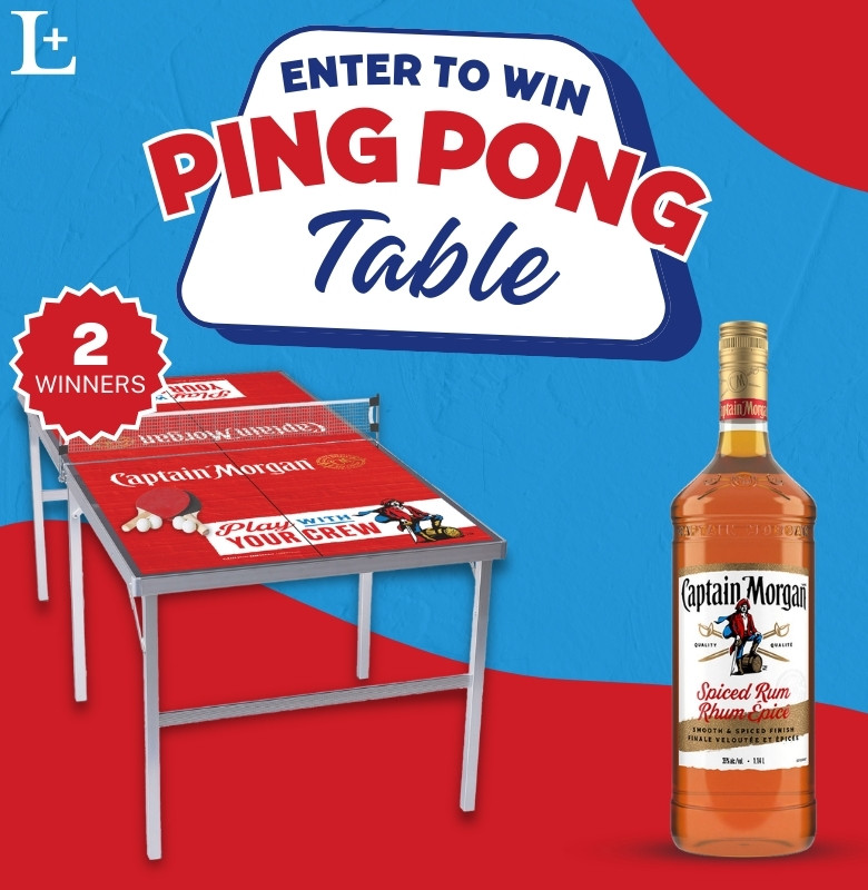 Captain Morgan's Ping Pong Table Giveaway