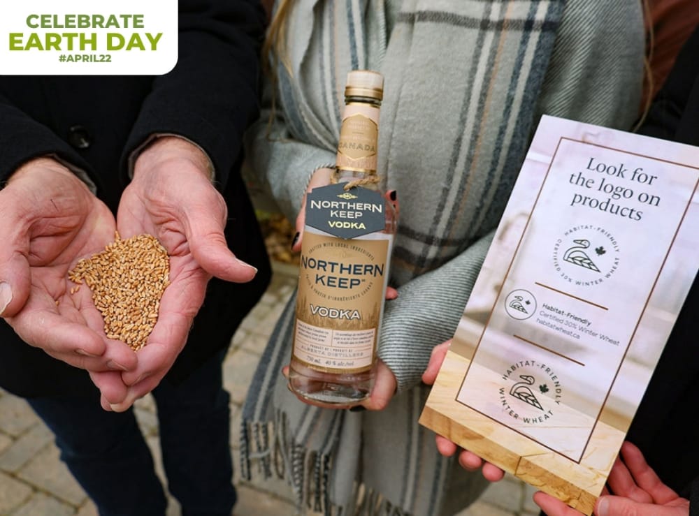 Northern Keep Vodka Earth Day Promo Website Northern Keep Vodka - Sustainable Sip