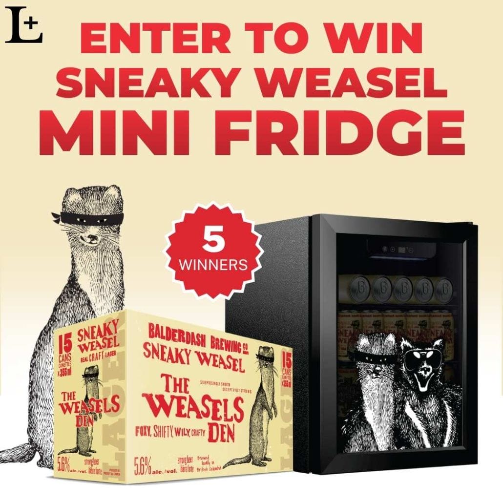 Sneaky Weasel Mini Fridge Giveaway (1080x1080 px) Sneaky Weasel Mini Fridge Giveaway