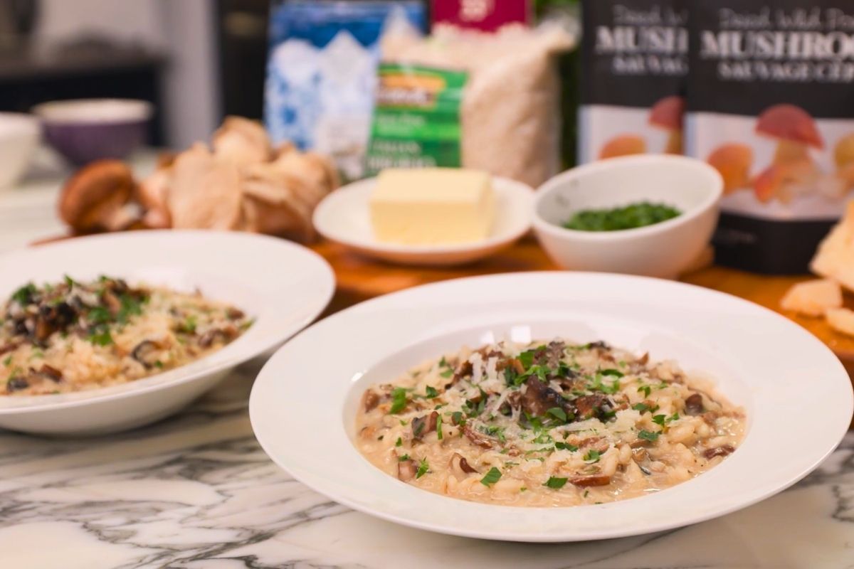Chef Heidi's Wild Mushroom Risotto