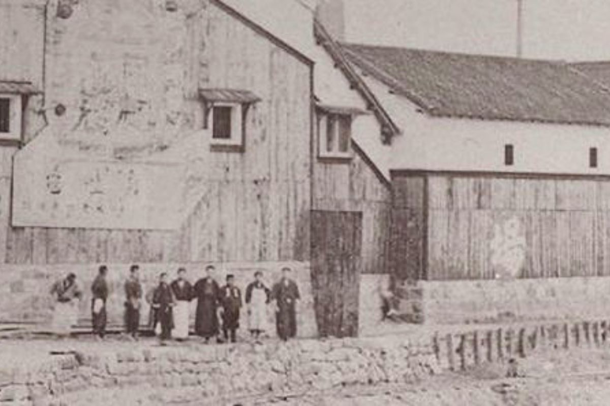 Gekkeikan Sake Brewery Historical Photo
